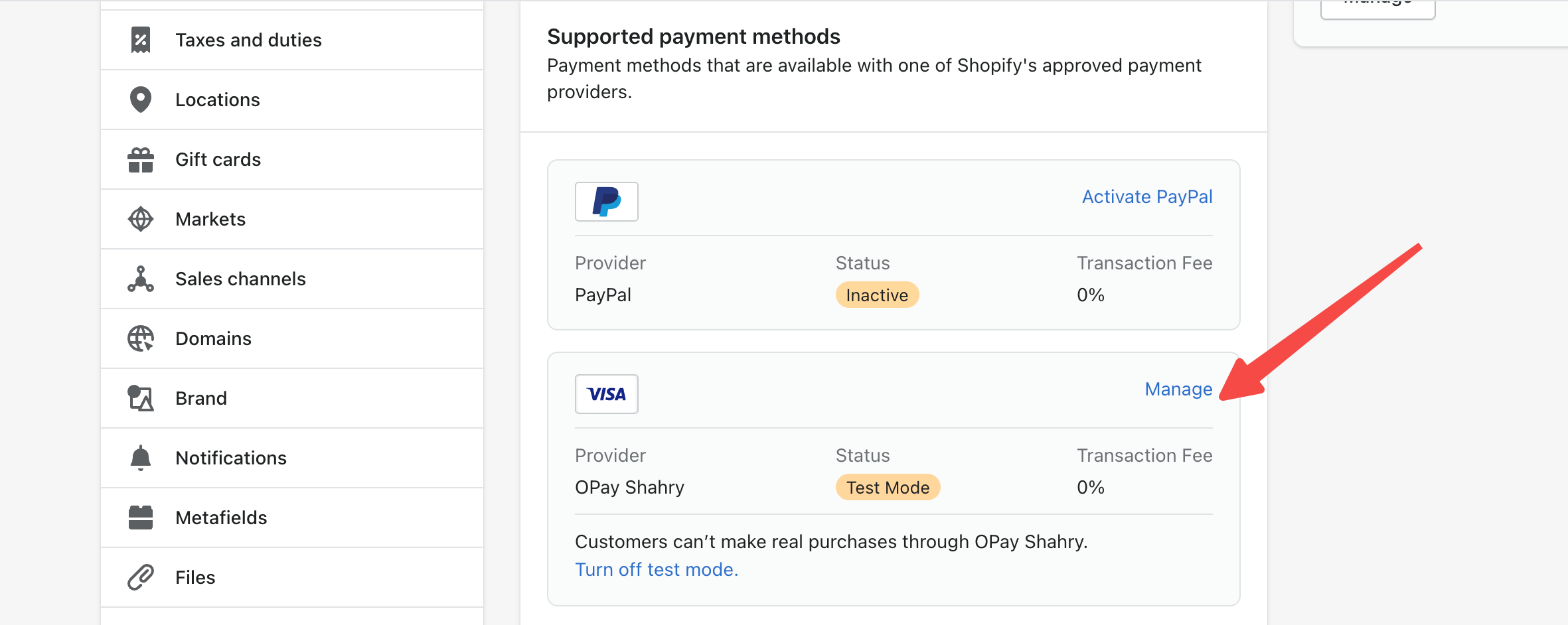 Shopify Payments